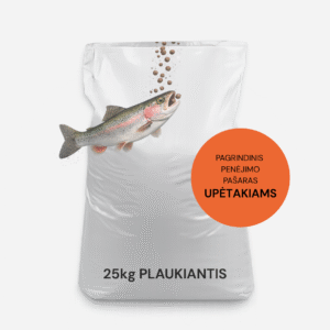 PLAUKIANTIS pašaras upėtakiams